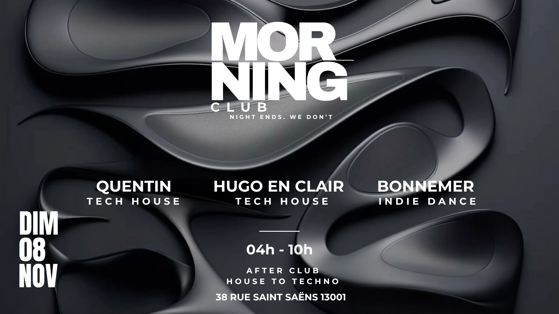 After Morning Club W/ Quentin, Hugo En Clair & Bonnemer