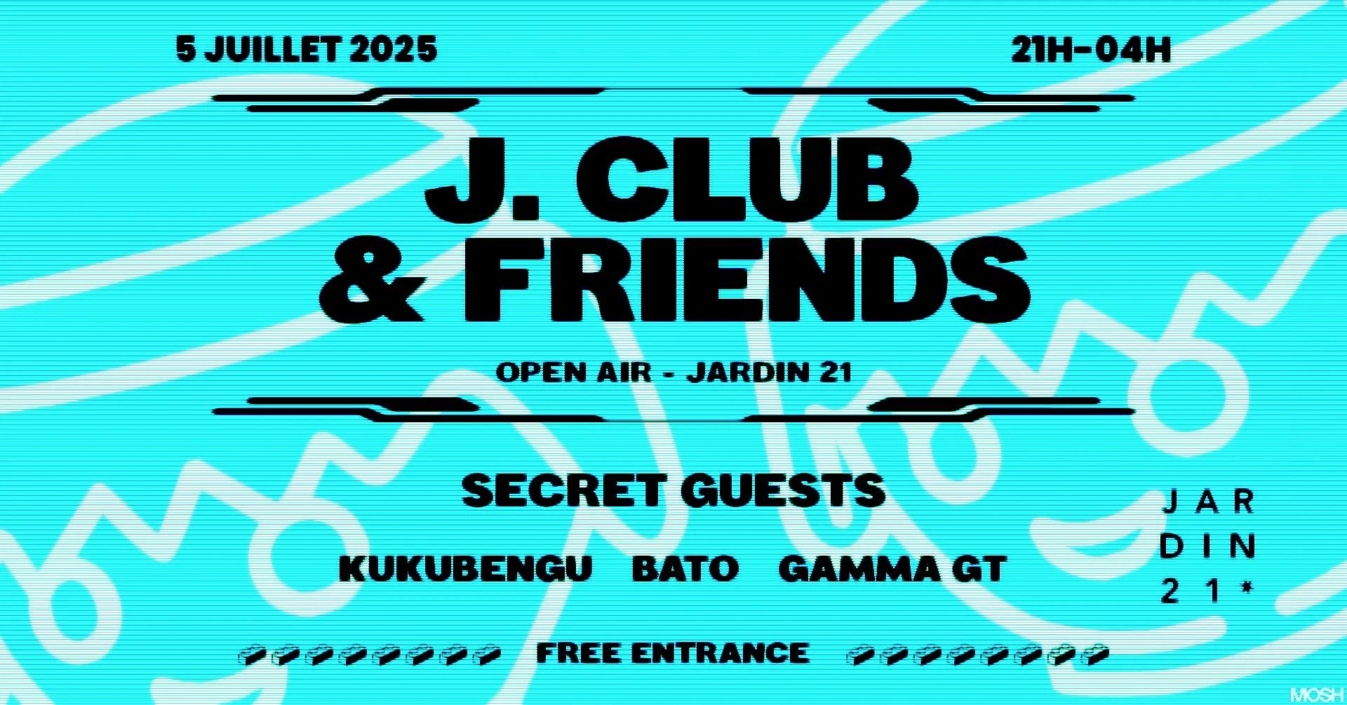 J Club & Friends X Jardin21 - Open Air