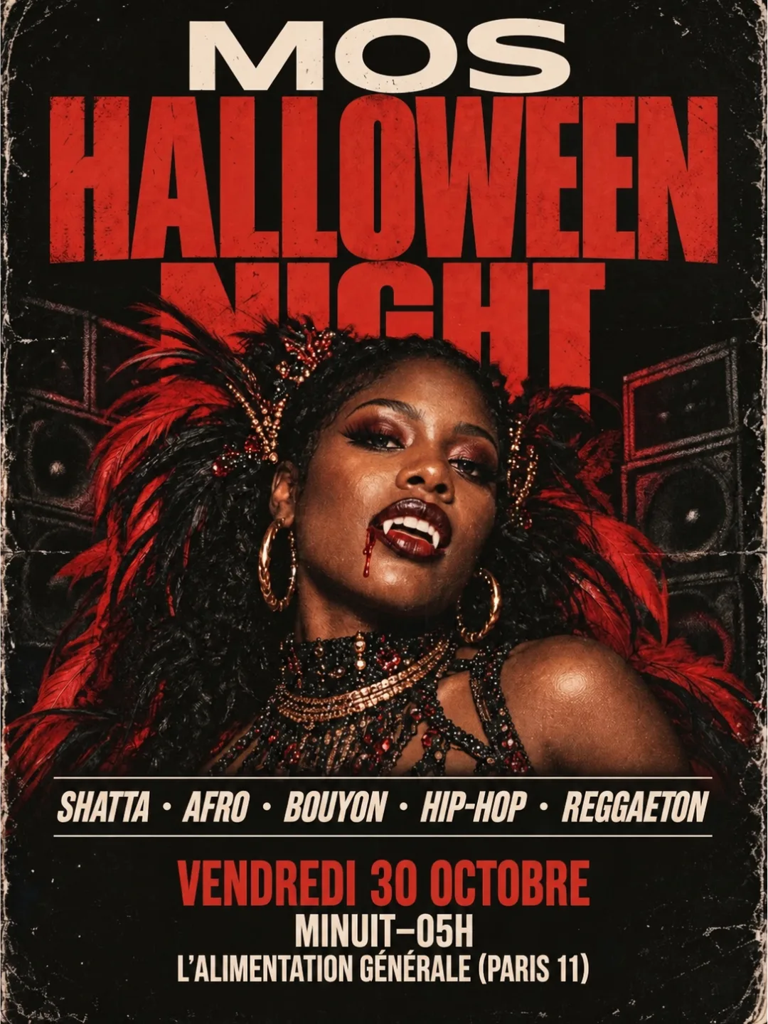 Mos Halloween Night - Soirée Afro Shatta Paris | 30.10.26