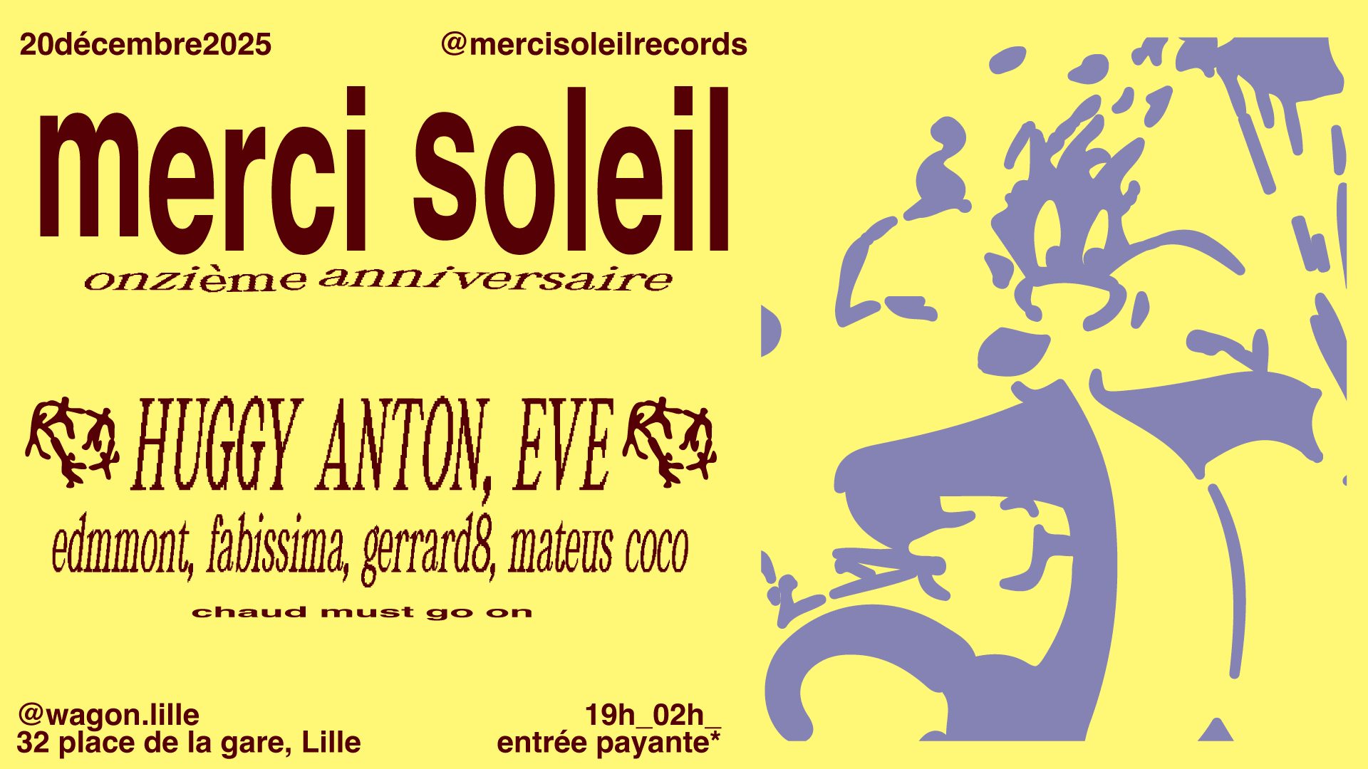 Onzième Anniversaire (Merci Soleil Records)