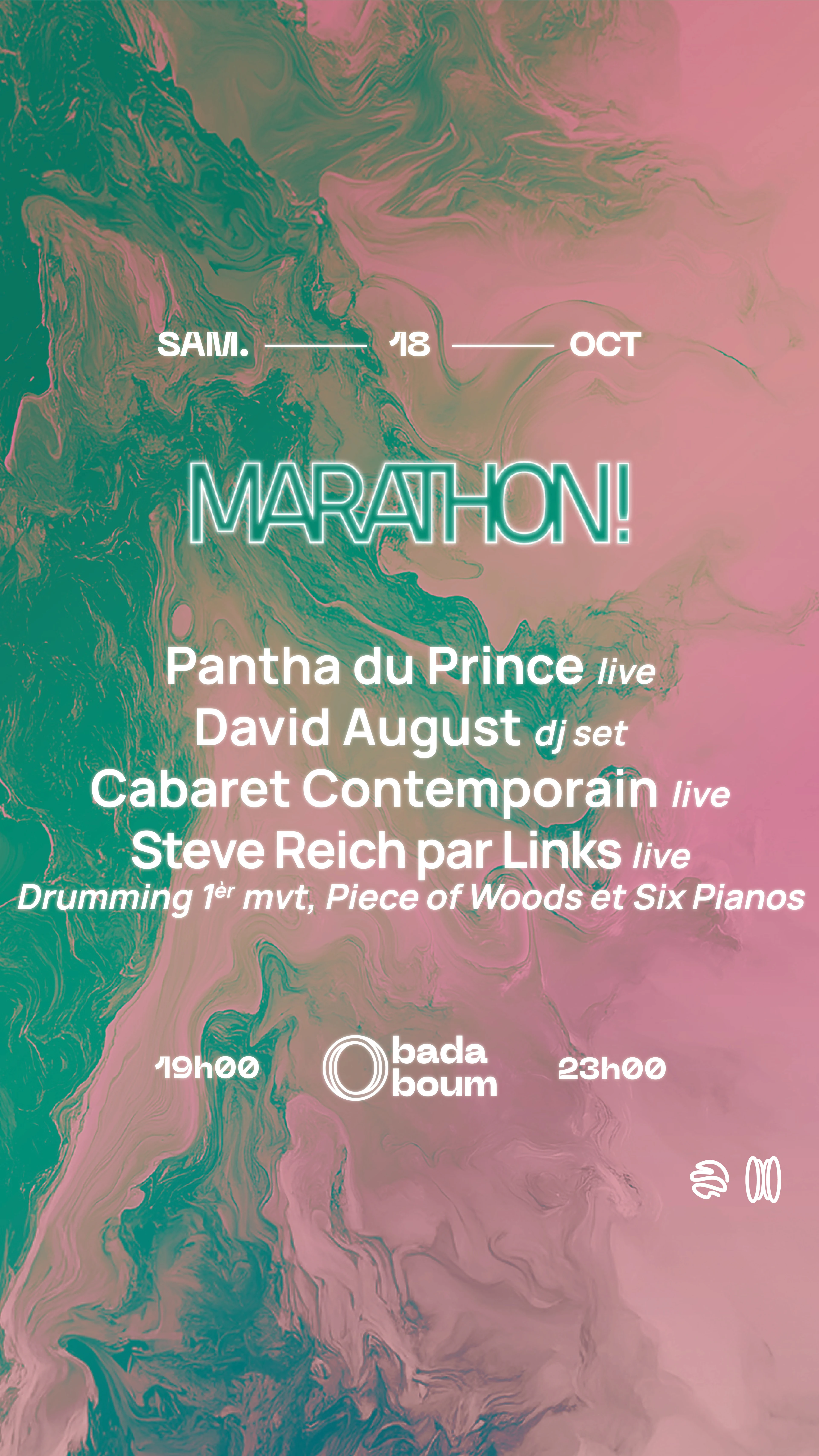 Marathon ! : David August, Pantha Du Prince (Live) & More
