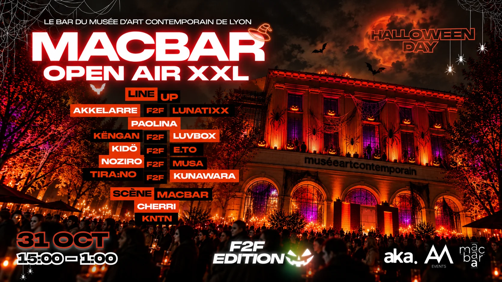 Macbar Open Air Xxl : F2f Edition | Halloween Day