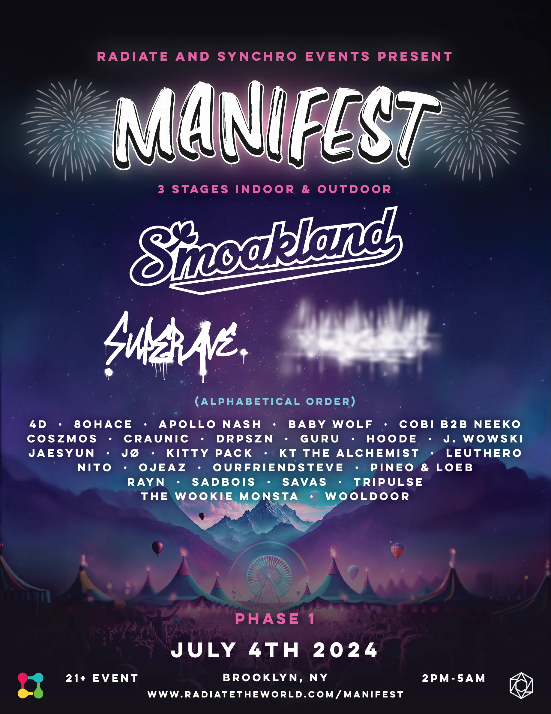 Radiate X Synchro Events Presents - Manifest