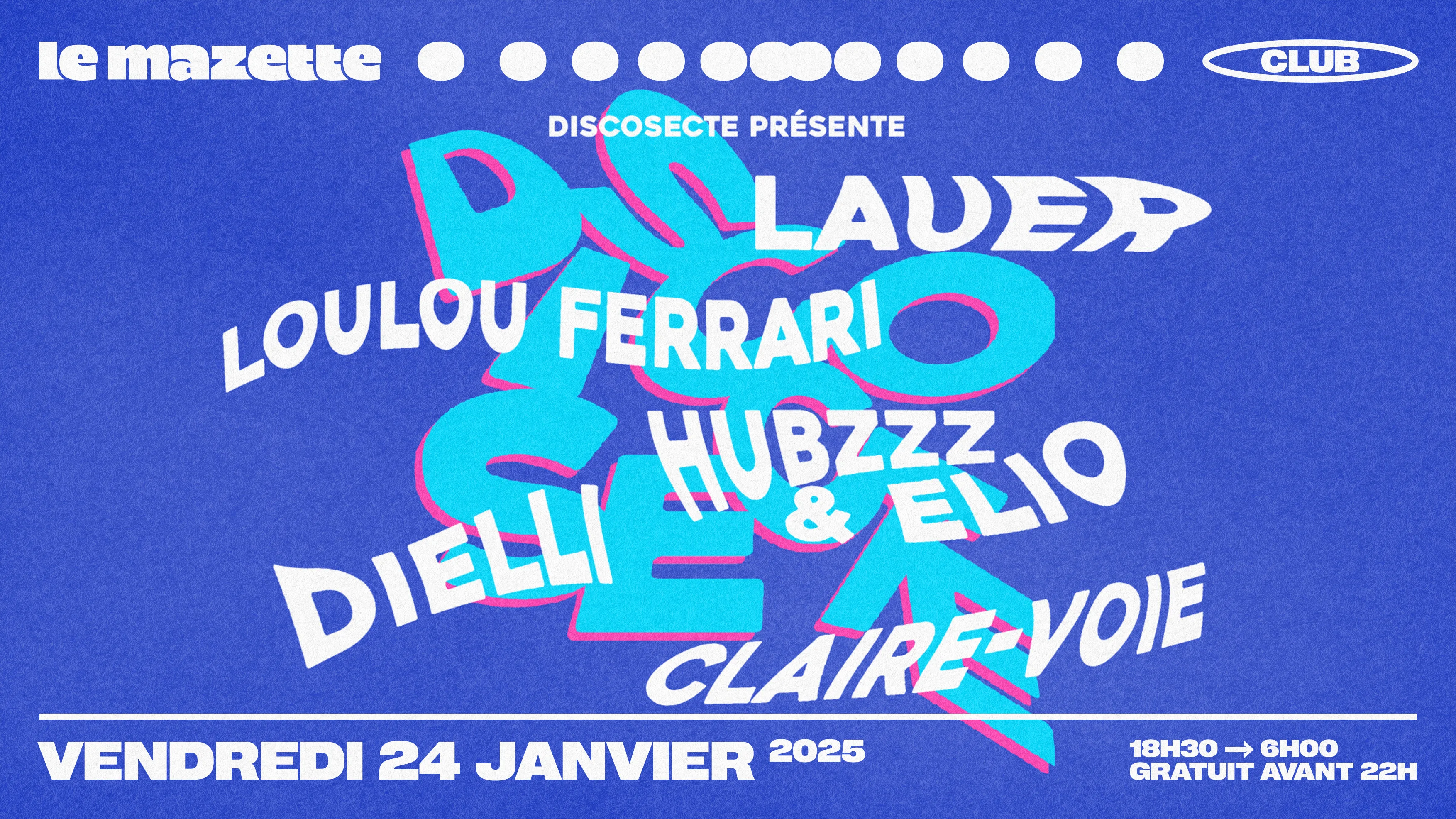 Discosecte • Lauer, Loulou Ferrari, Dielli, Claire-Voie