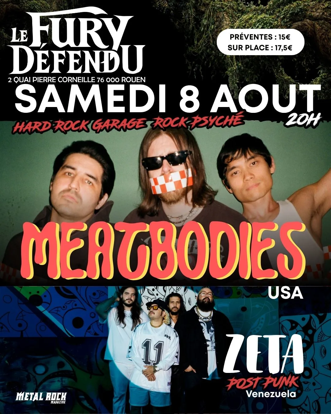Meatbodies / Zeta // Le Fury Défendu