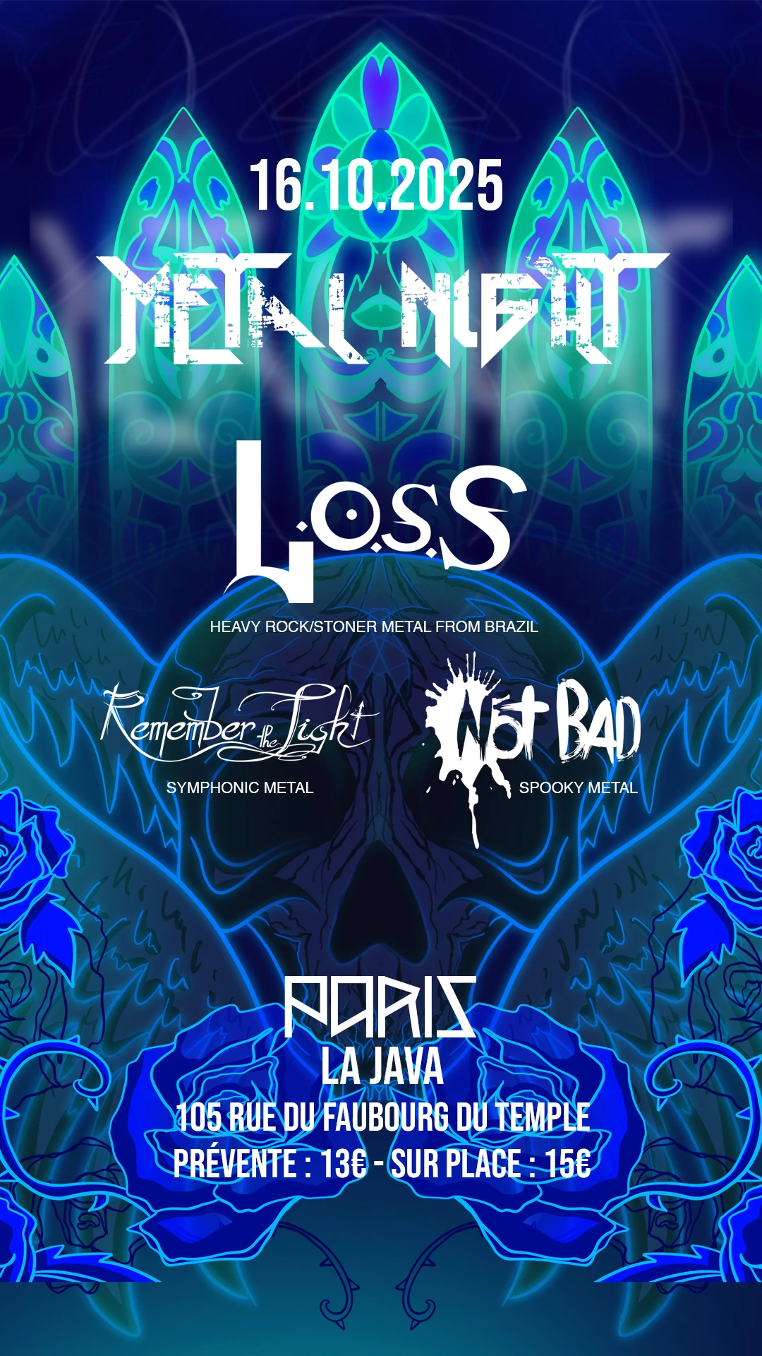 Metal Night : Remember The Light, Not Bad & Loss