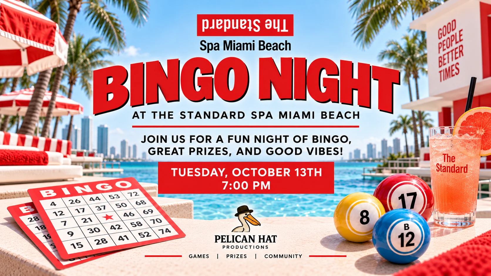 Bingo Night @ The Standard Spa Miami Beach