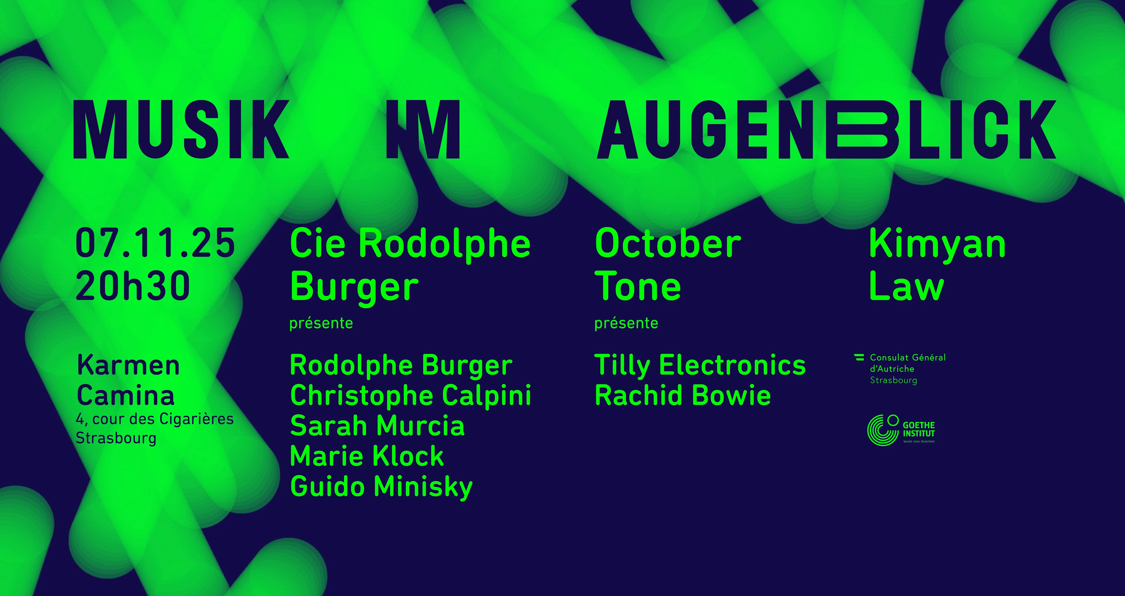 Musik Im Augenblick [Rodolphe Burger, Tilly Electronics, &+]
