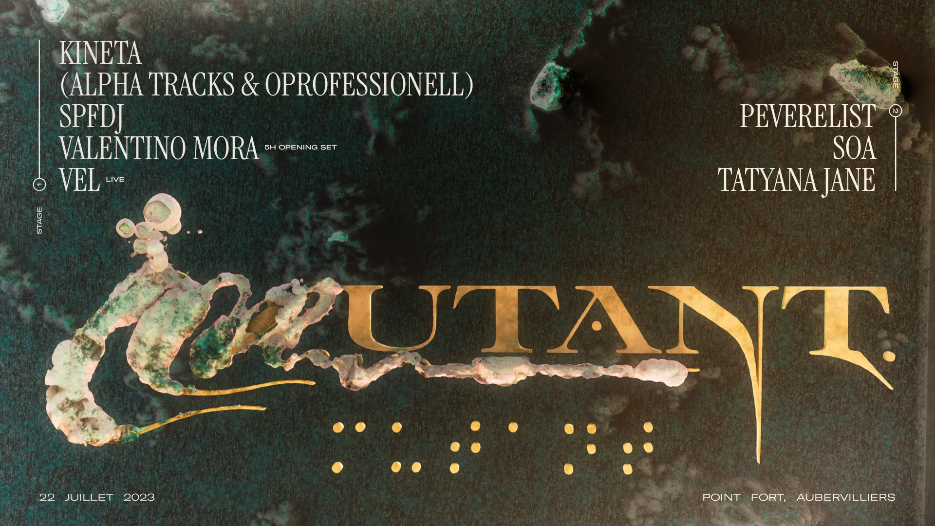 [Open Air] Mutant: Spfdj, Vel, Valentino Mora, Peverelist...