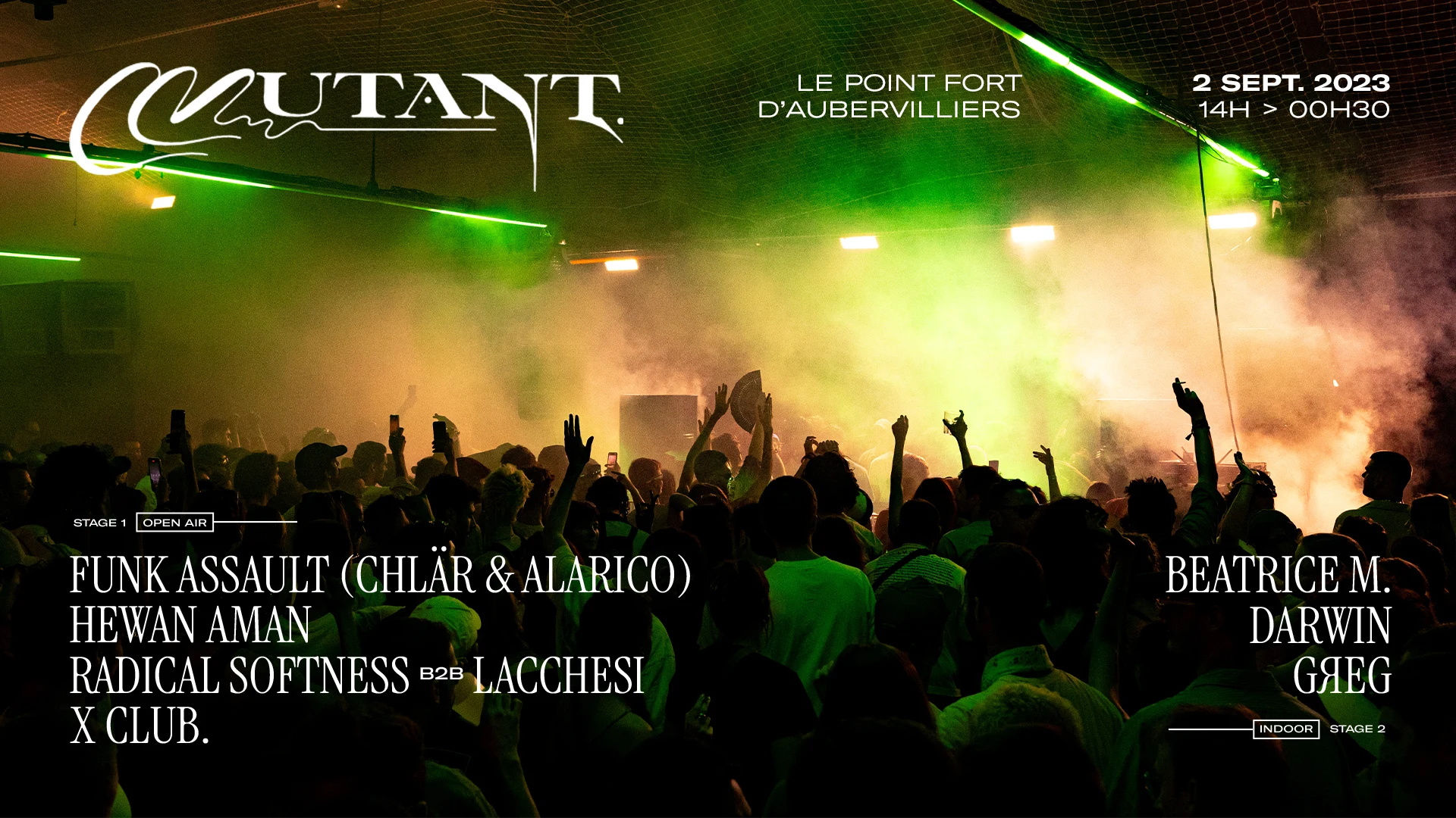 [Open Air]Mutant.: X Club., Funk Assault, Lacchesi, Greg ...