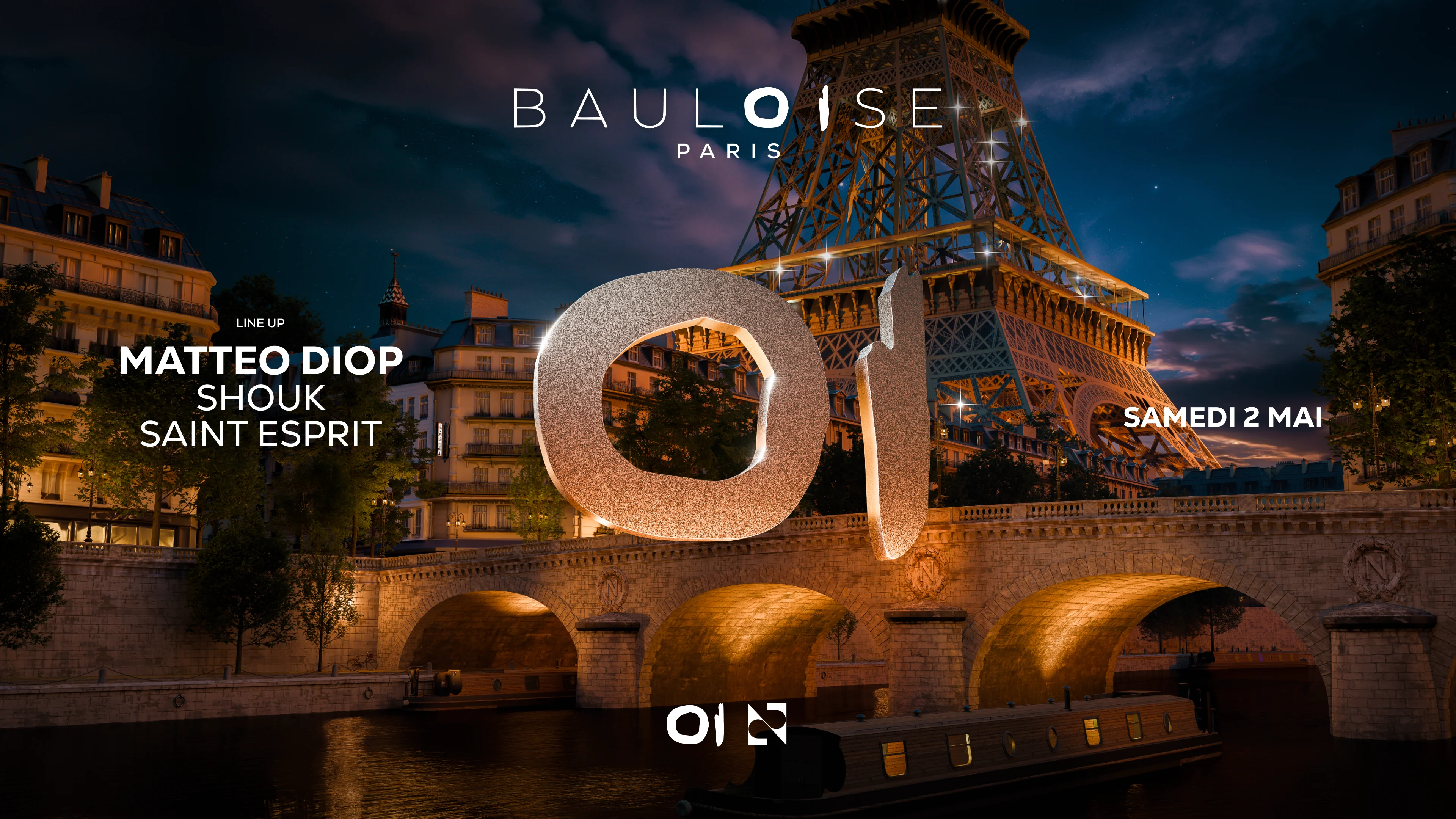 La Bauloise Invite Matteo Diop @La Nuit | 2 Mai