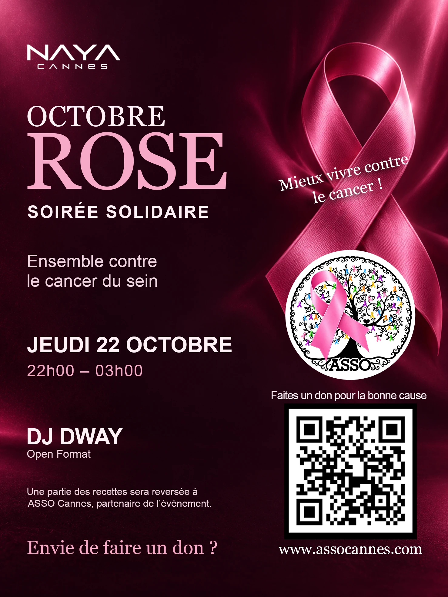 Thursday October 22th // Octobre Rose