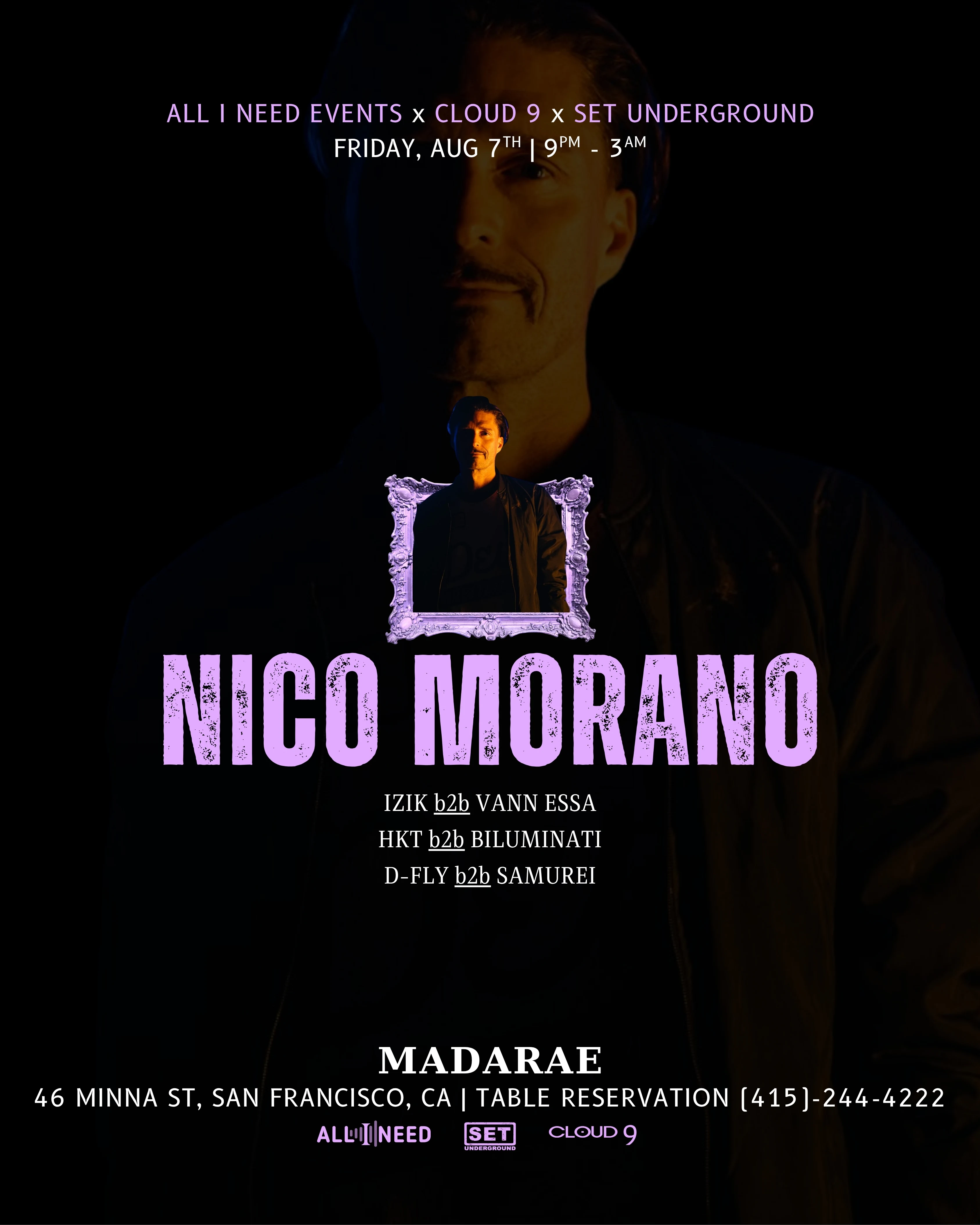 Outside Lands Friday W/ Nico Morano (Afro & Melodic House)