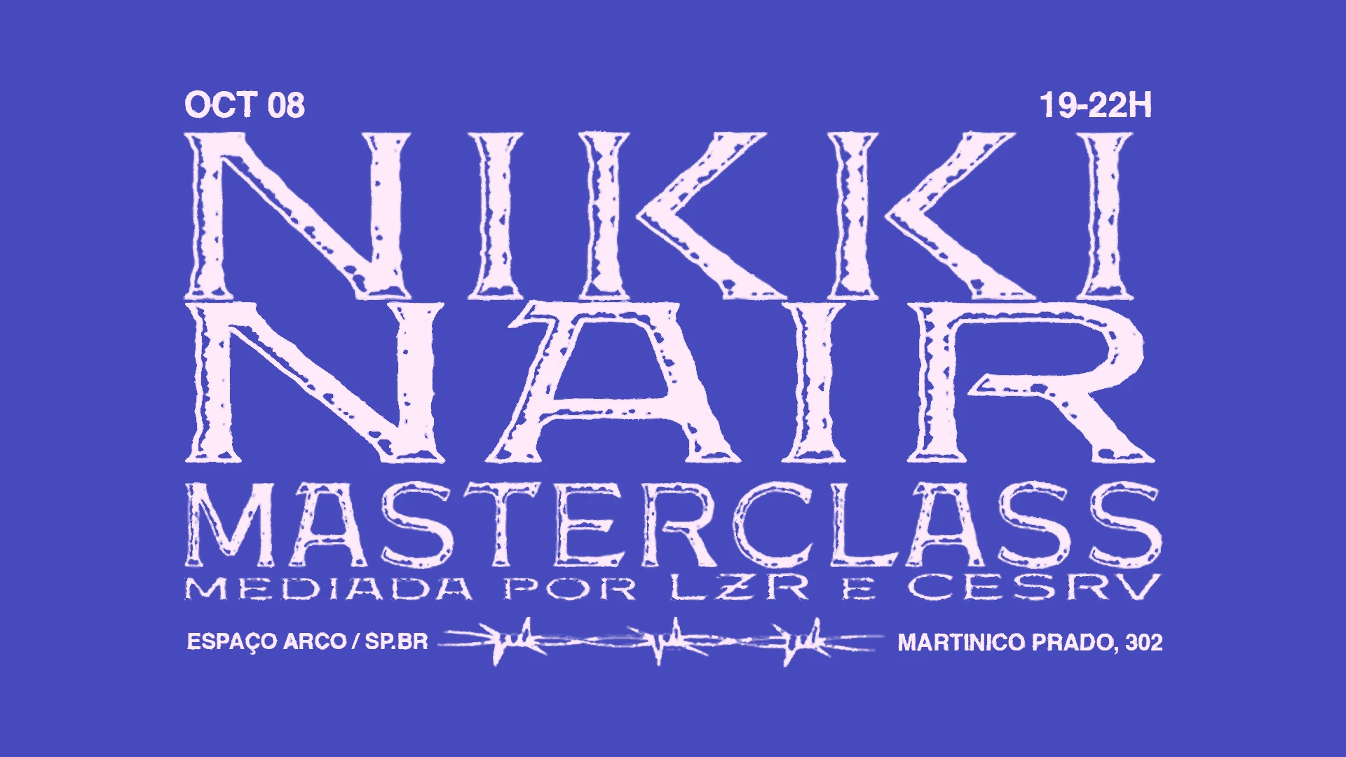 Tijolo Apresenta Masterclass Com Nikki Nair