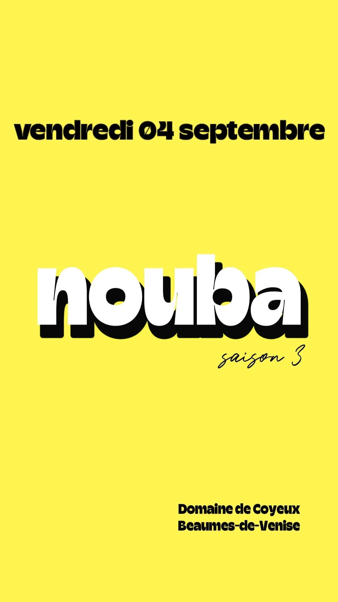 Nouba : Soirée Du 04 Sept W/ Mrmme Benoit + Galab + Lorenzo