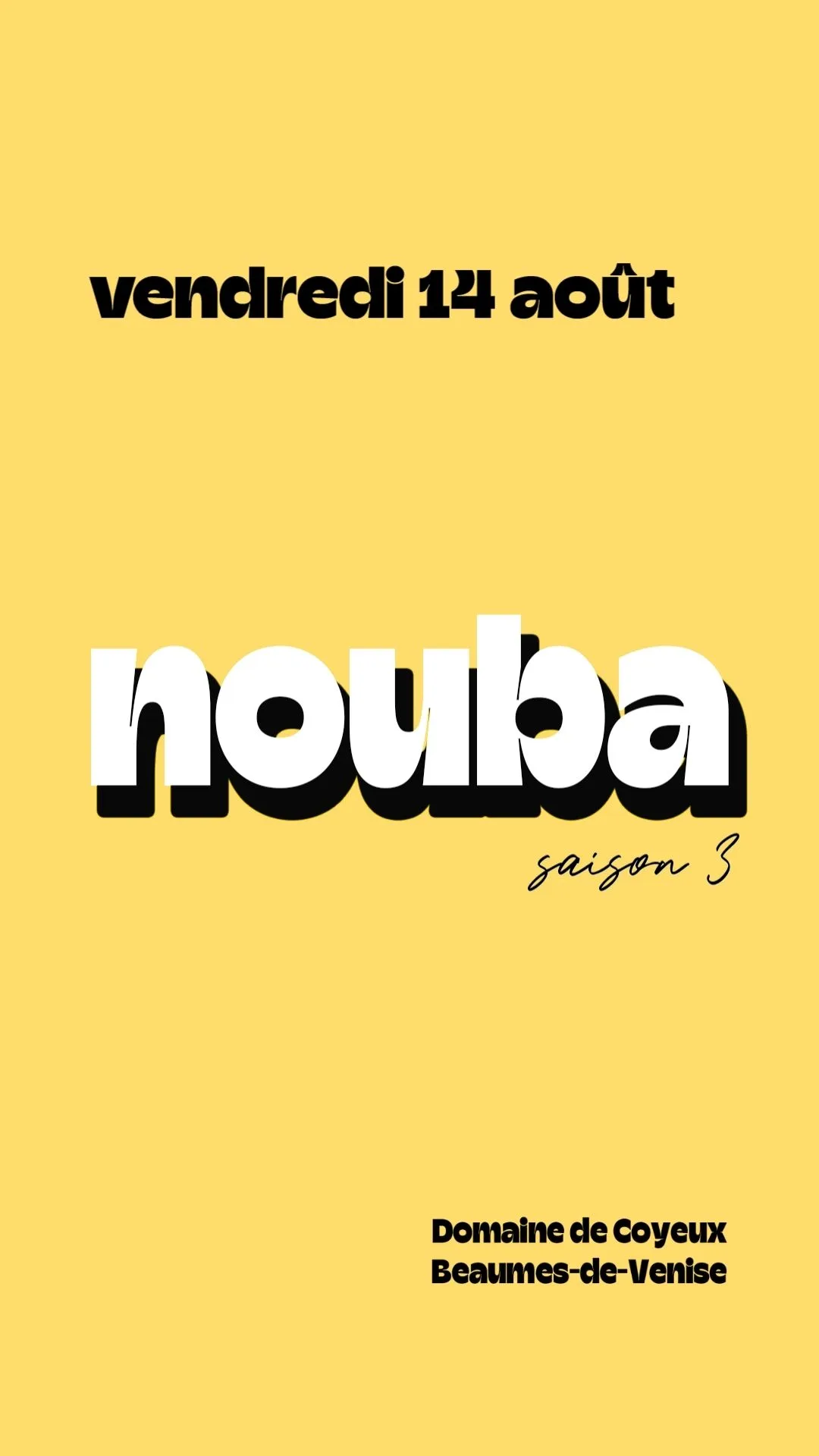 Nouba : Soirée Du 14 Août W/ Benedetto & Farina + Peck