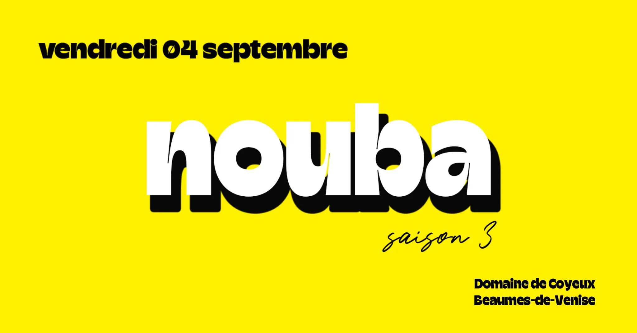 Nouba : Soirée Du 04 Sept W/ Mrmme Benoit + Galab + Lorenzo
