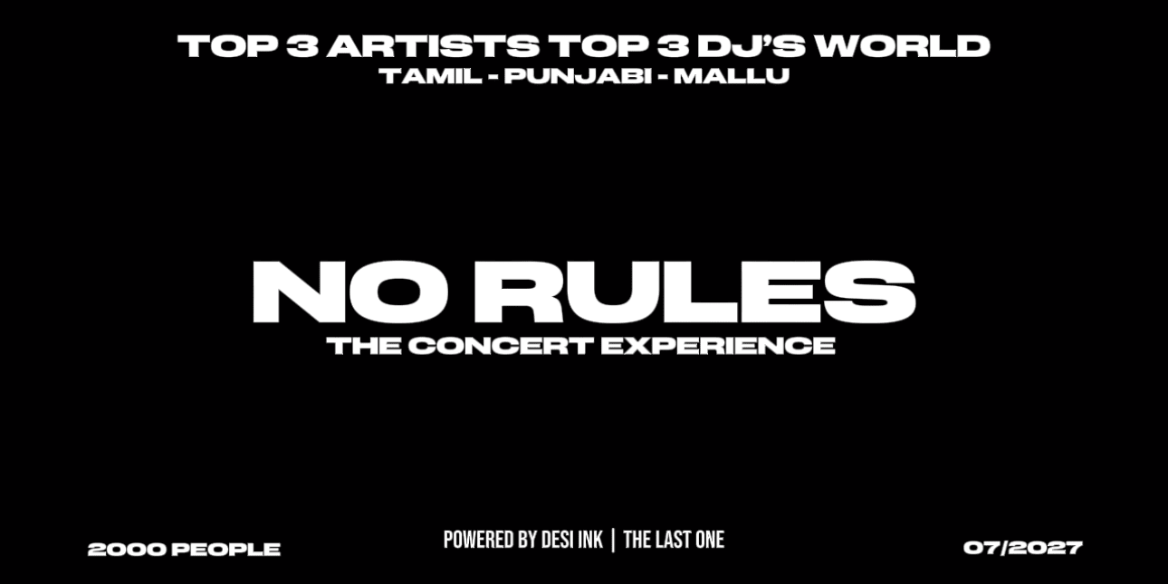 No Rules | The Concert Experience