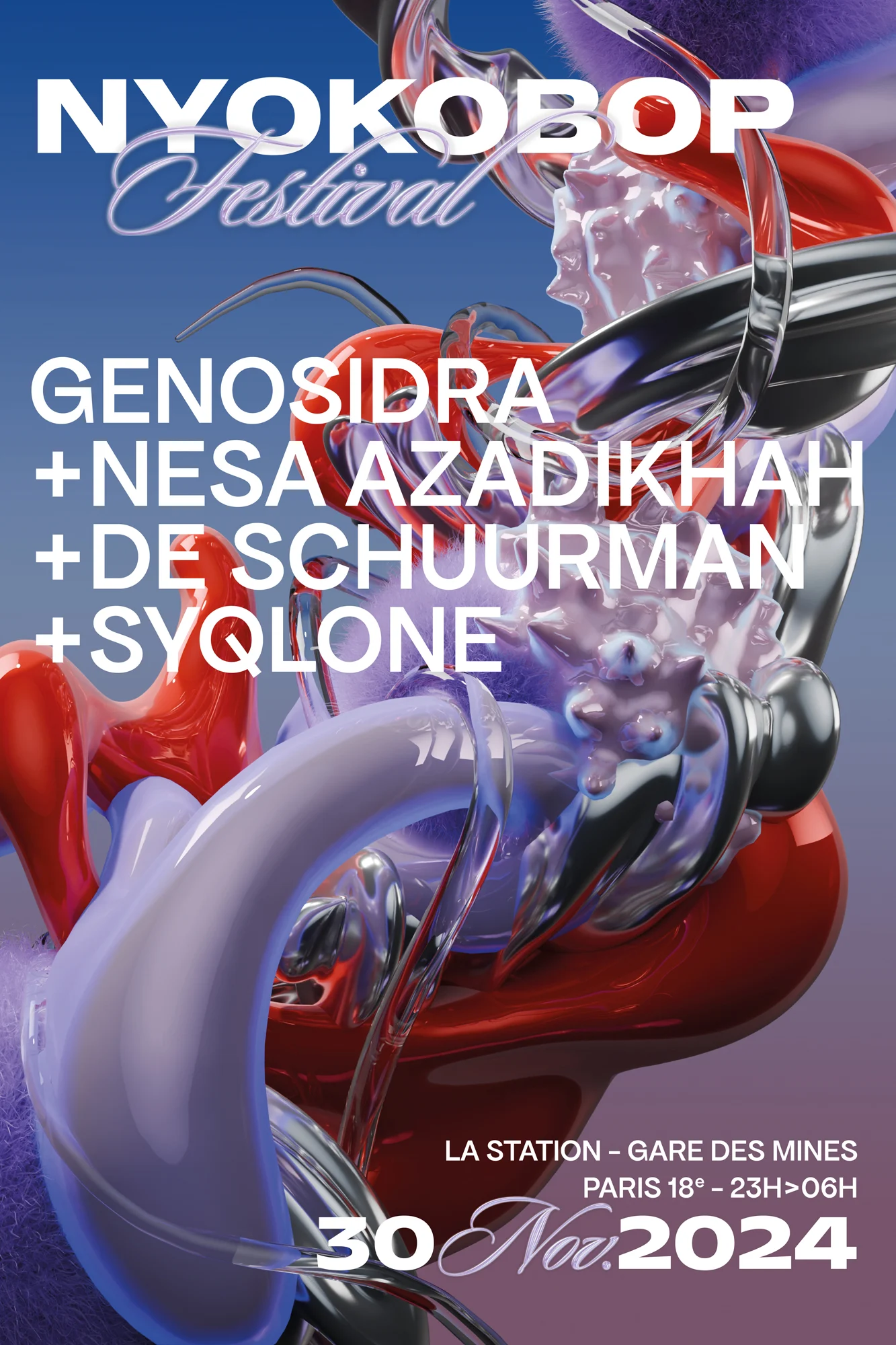 Nesa Azadikhah + Genosidra + De Schuurman + Syqlone