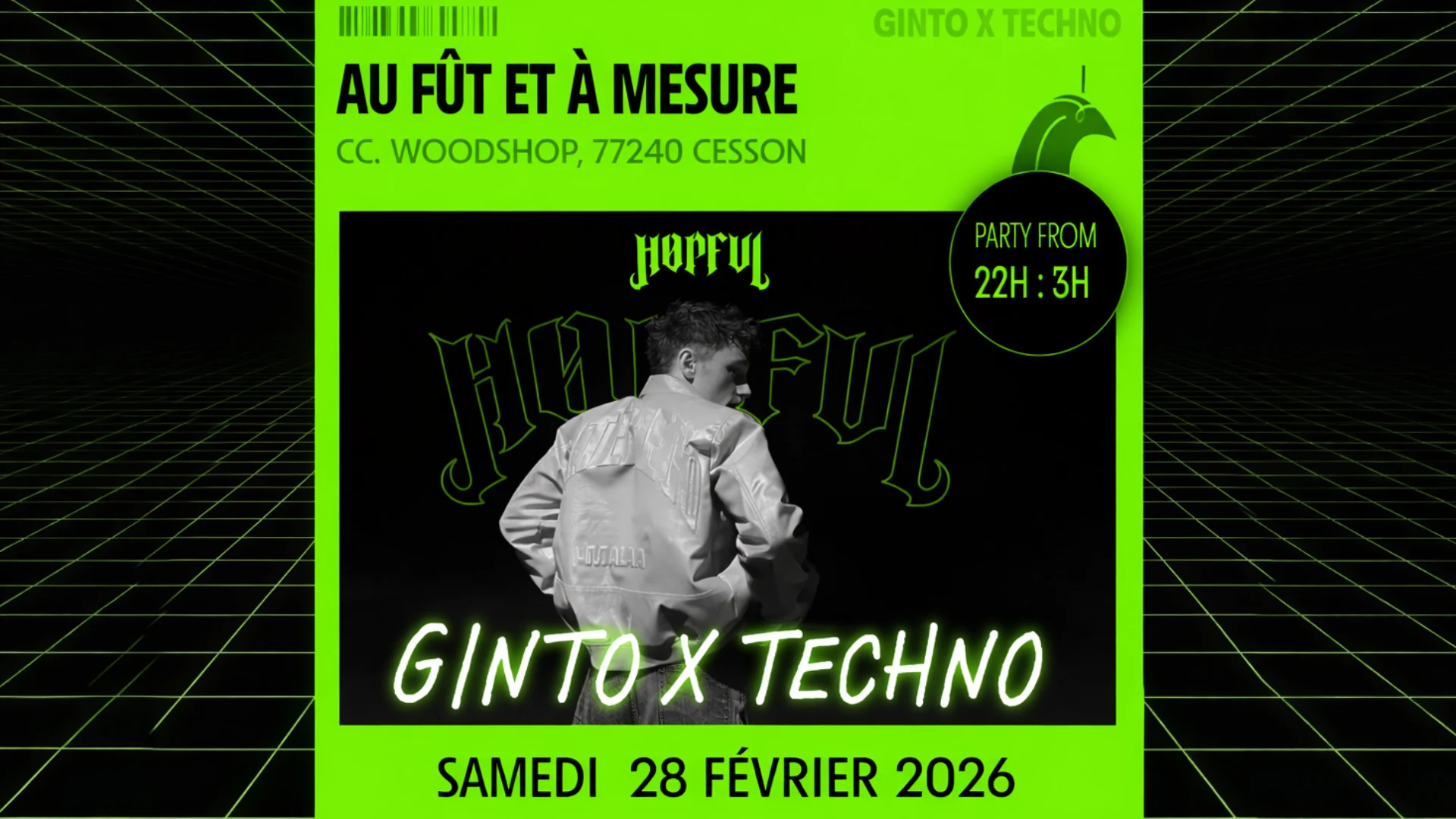 Au Fût Et A Mesure • Ginto X Techno • Høpful