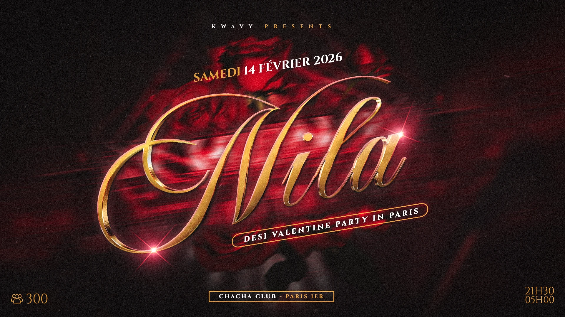 Nila | Desi Valentine Party | K-Wavy Paris