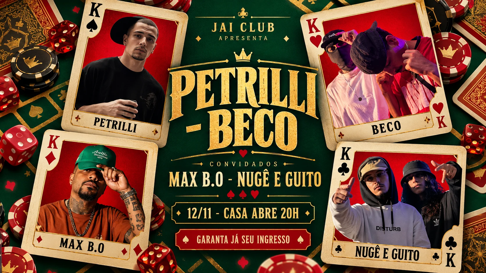 Jai Club Apresenta: Petrilli + Beco