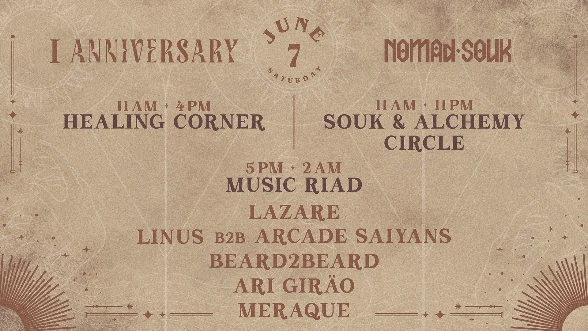 Nomad Souk Anniversary - June 7th