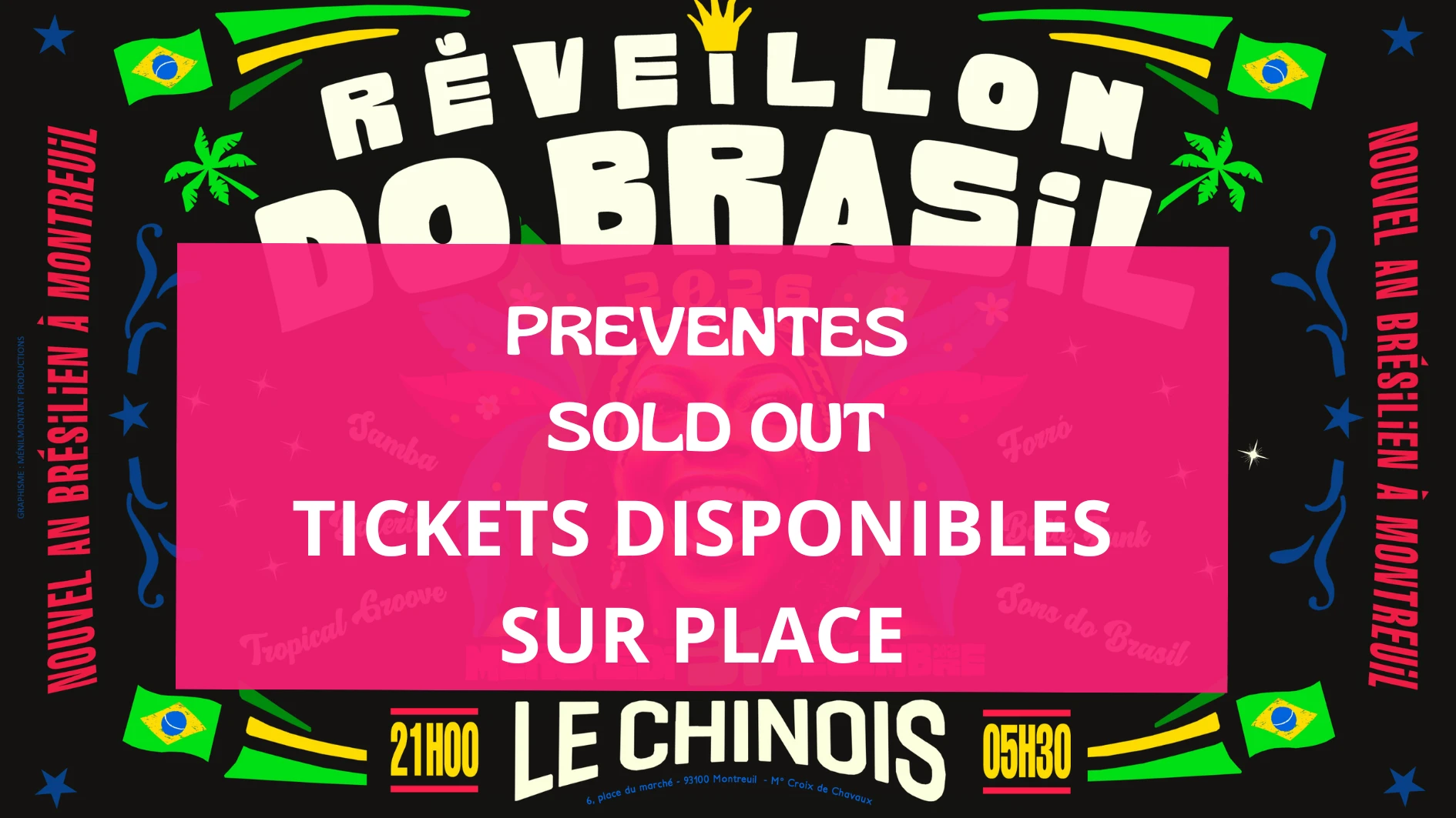 Ingressos Disponíveis Na Entrada.