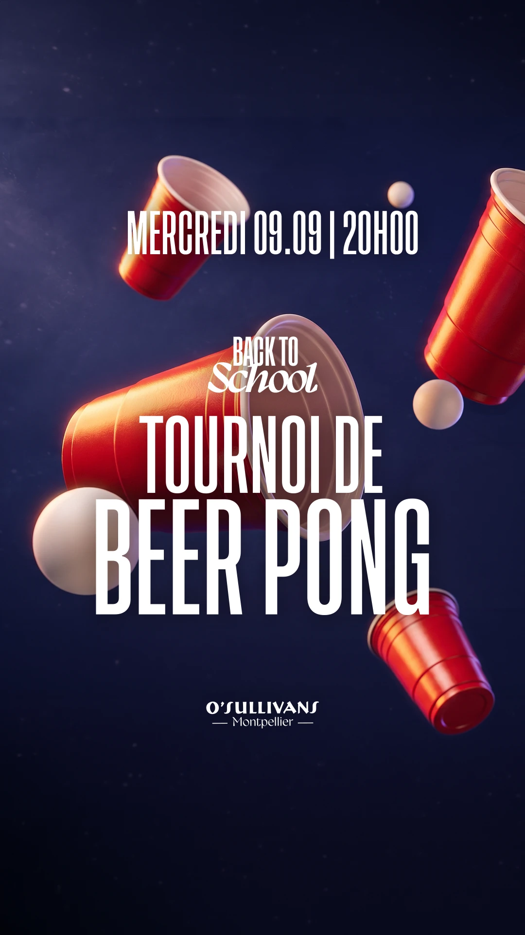[Gratuit] Tournoi De Beer Pong Mtp- Back To School 2026