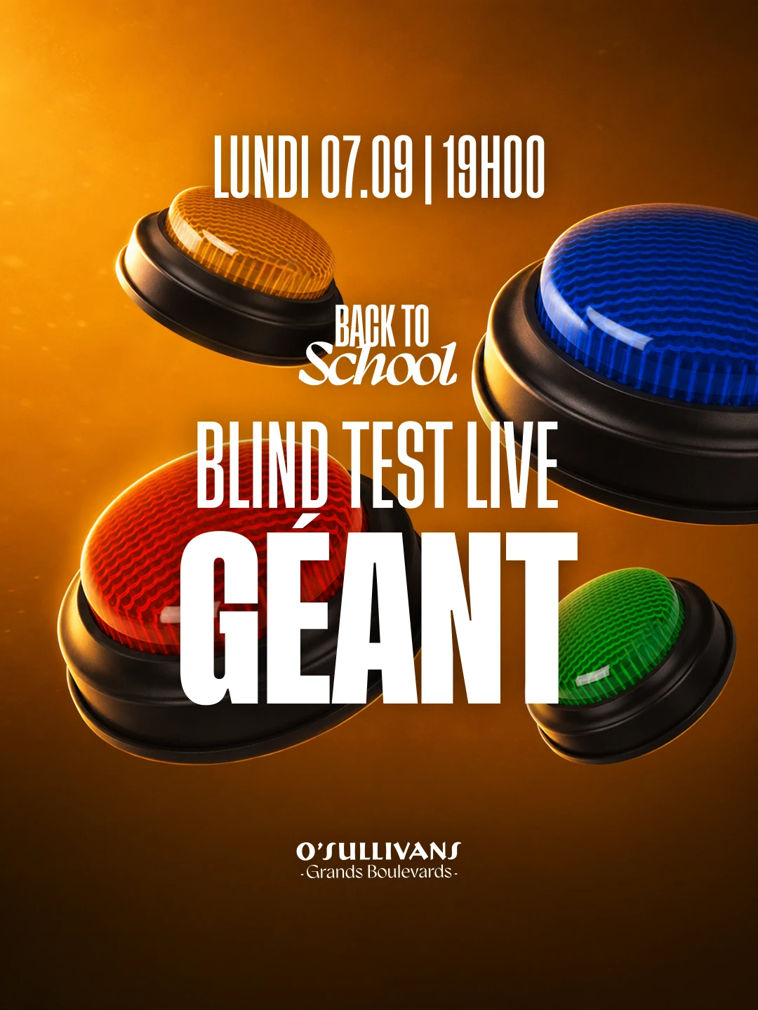[Gratuit] Blind Test Live - Back To School 2026