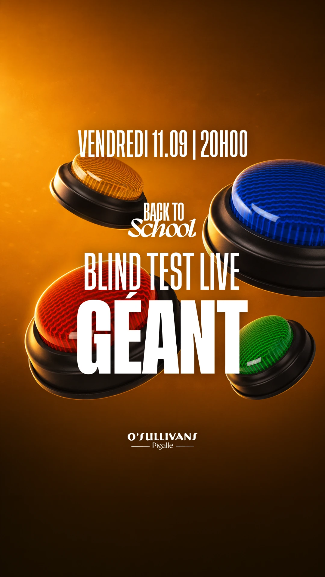 [Gratuit] Blind Test Live - Back To School 2026