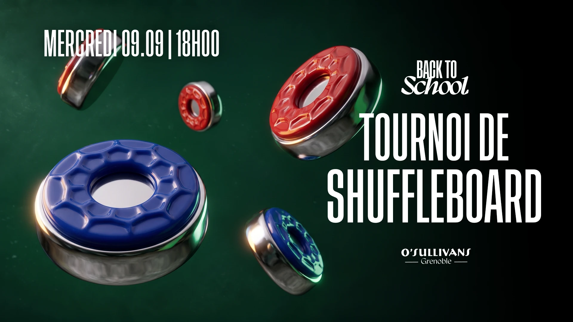 [Gratuit] Tournoi Shuffleboard + Quiz - Back To School 2026
