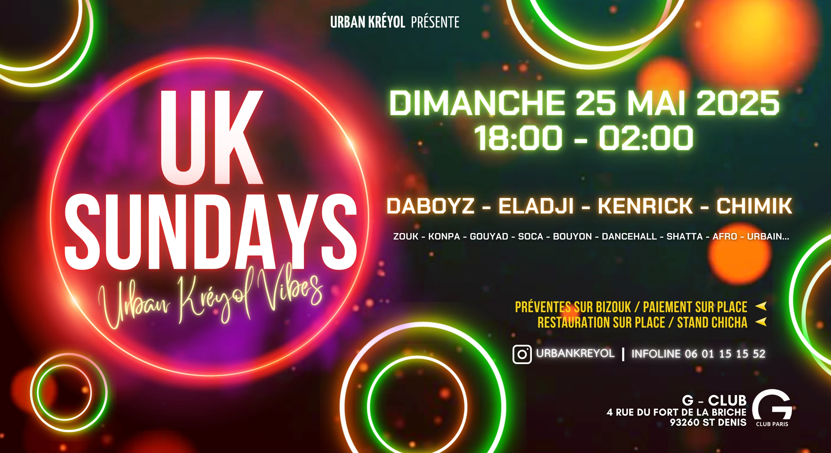 Uk Sundays - Urban Kréyol Vibes