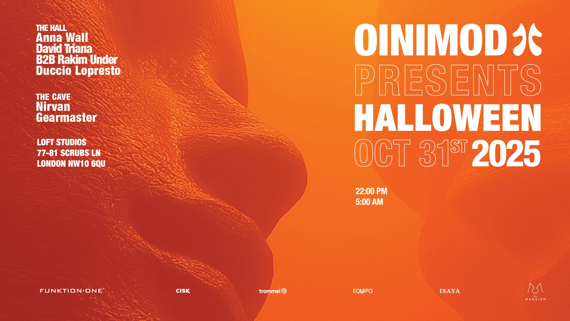 Oinimod Halloween II @Friday 31 Oct