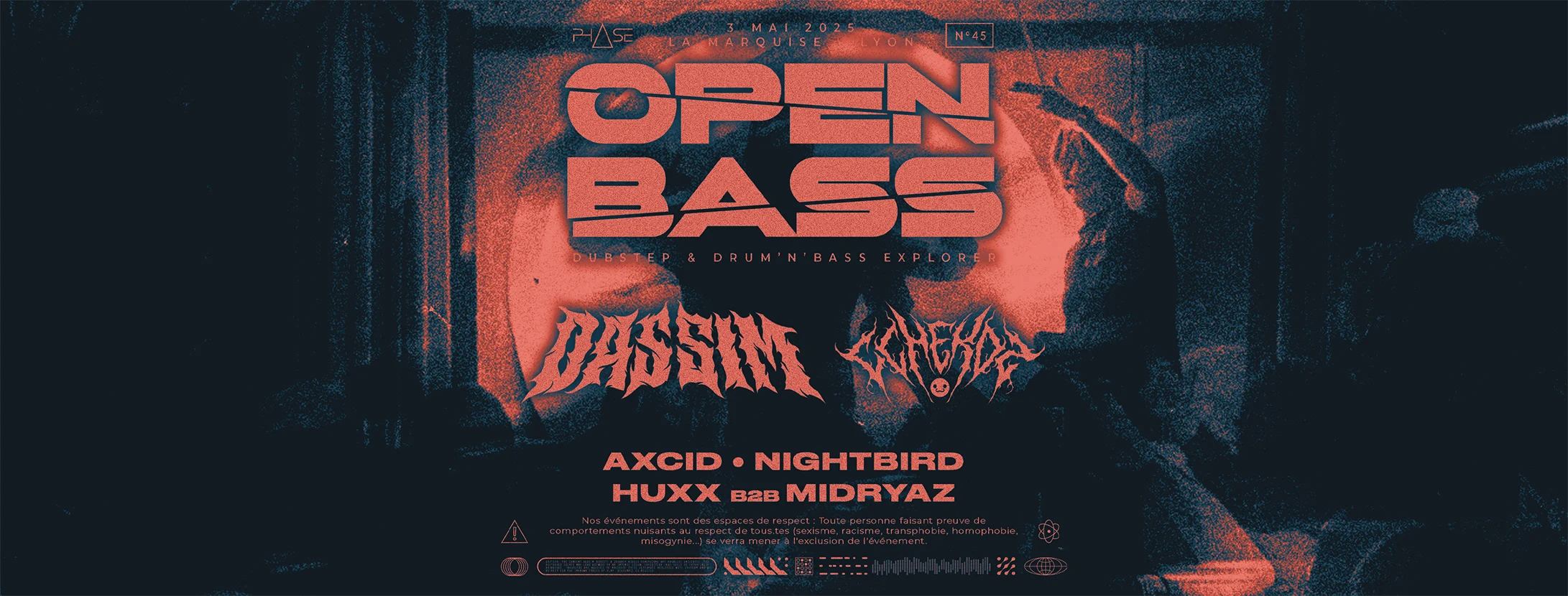 Open Bass #45 W/ Dassim, Cchekoz & More