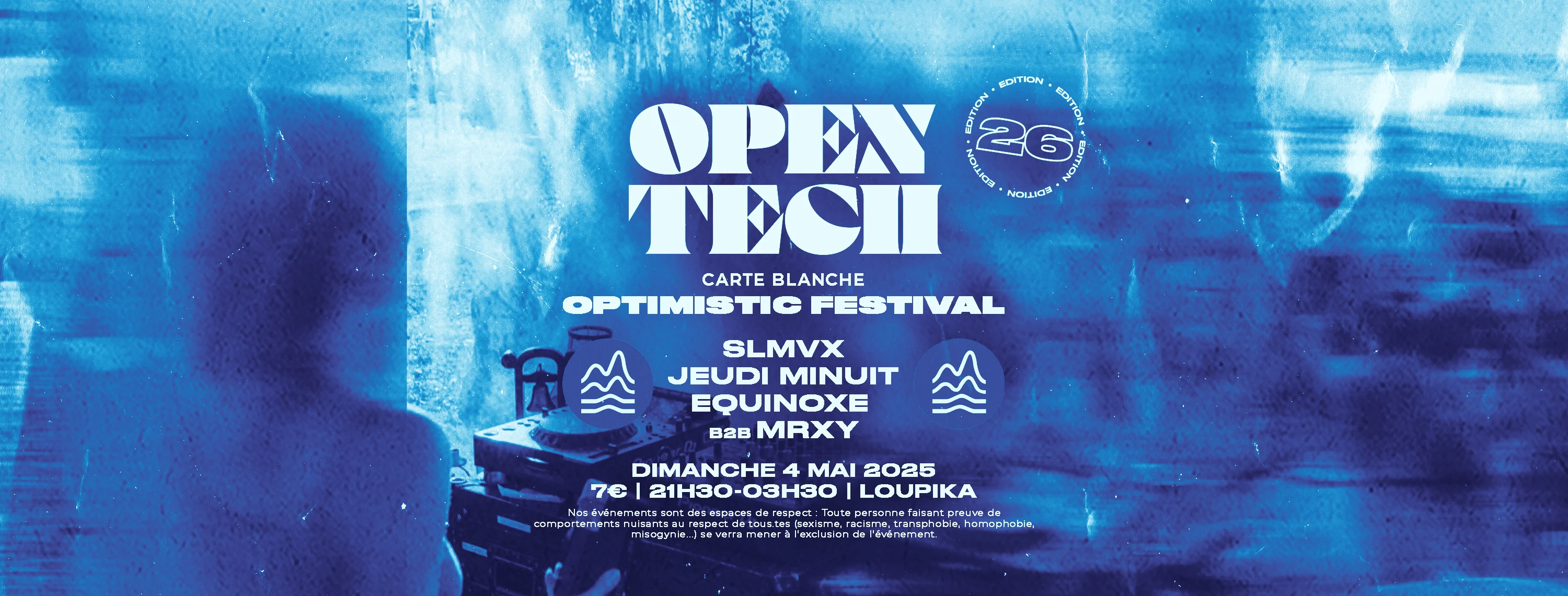 Open Tech #26 : Carte Blanche Au Optimistic Festival