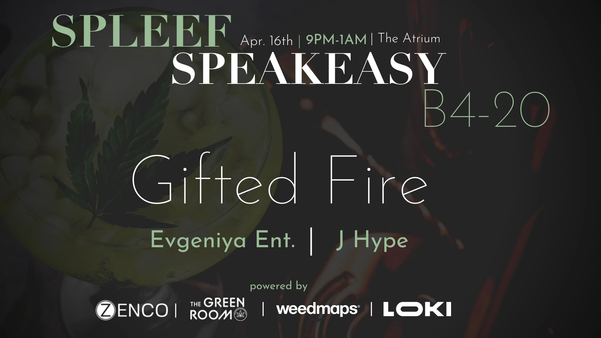 Spleef Speakeasy B4-20