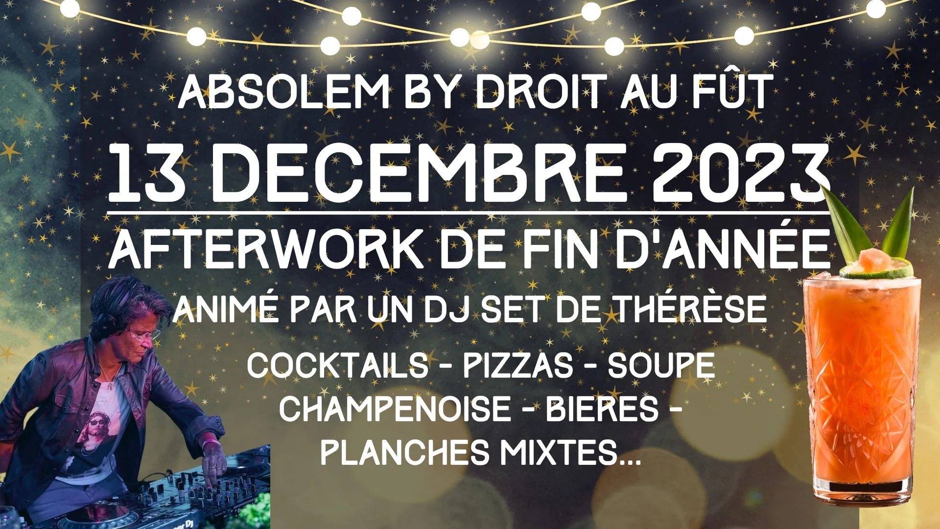 Afterwork De Noël Avec Dj Set De Thérèse