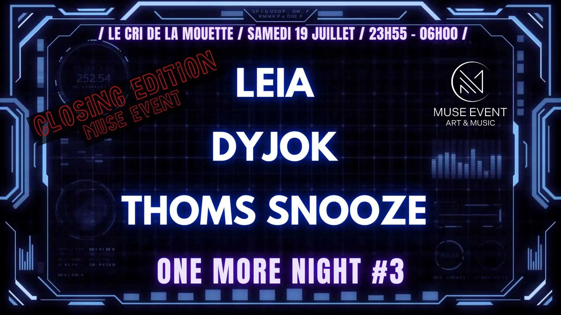 One More Night #3 _ Closing Edition - Muse Event Art & Music