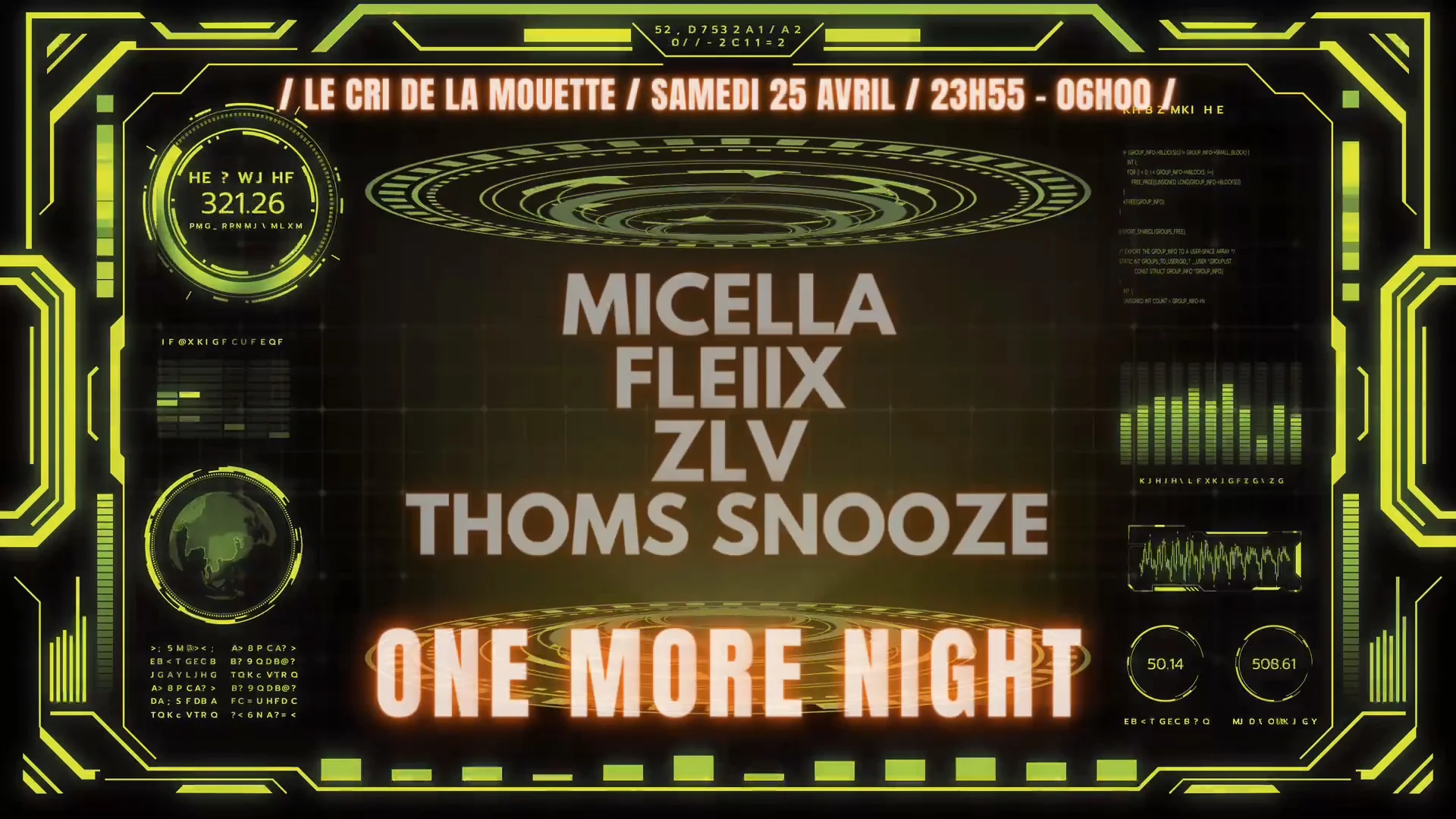 One More Night #4 _ Hard Edition - Muse Event Art & Music