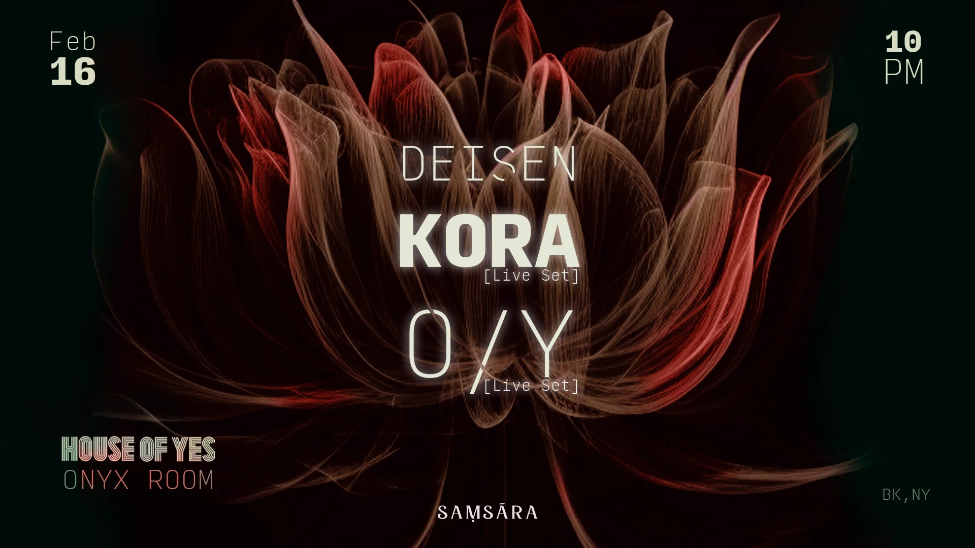 Samsara - Kora (Live) | O/Y (Live) | Deisen @ Hoy Onyx Room