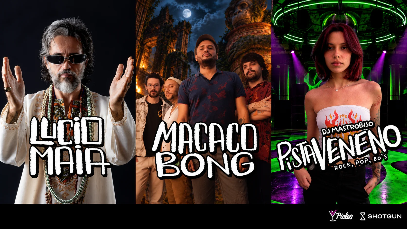 Lúcio Maia + Macaco Bong + Dj Mastrobiso