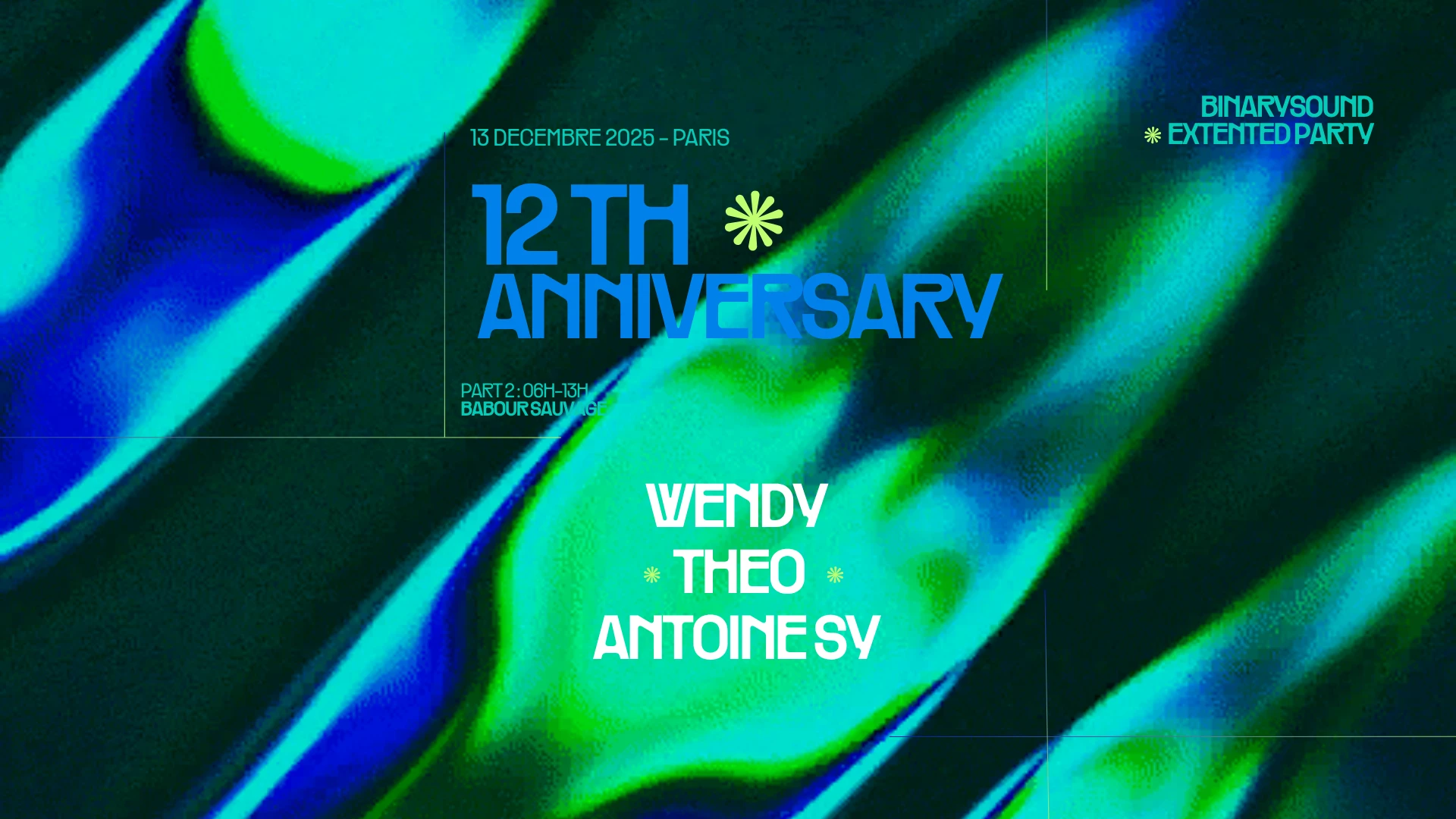 Binarysound 12th Anniversary - After @Babour Sauvage