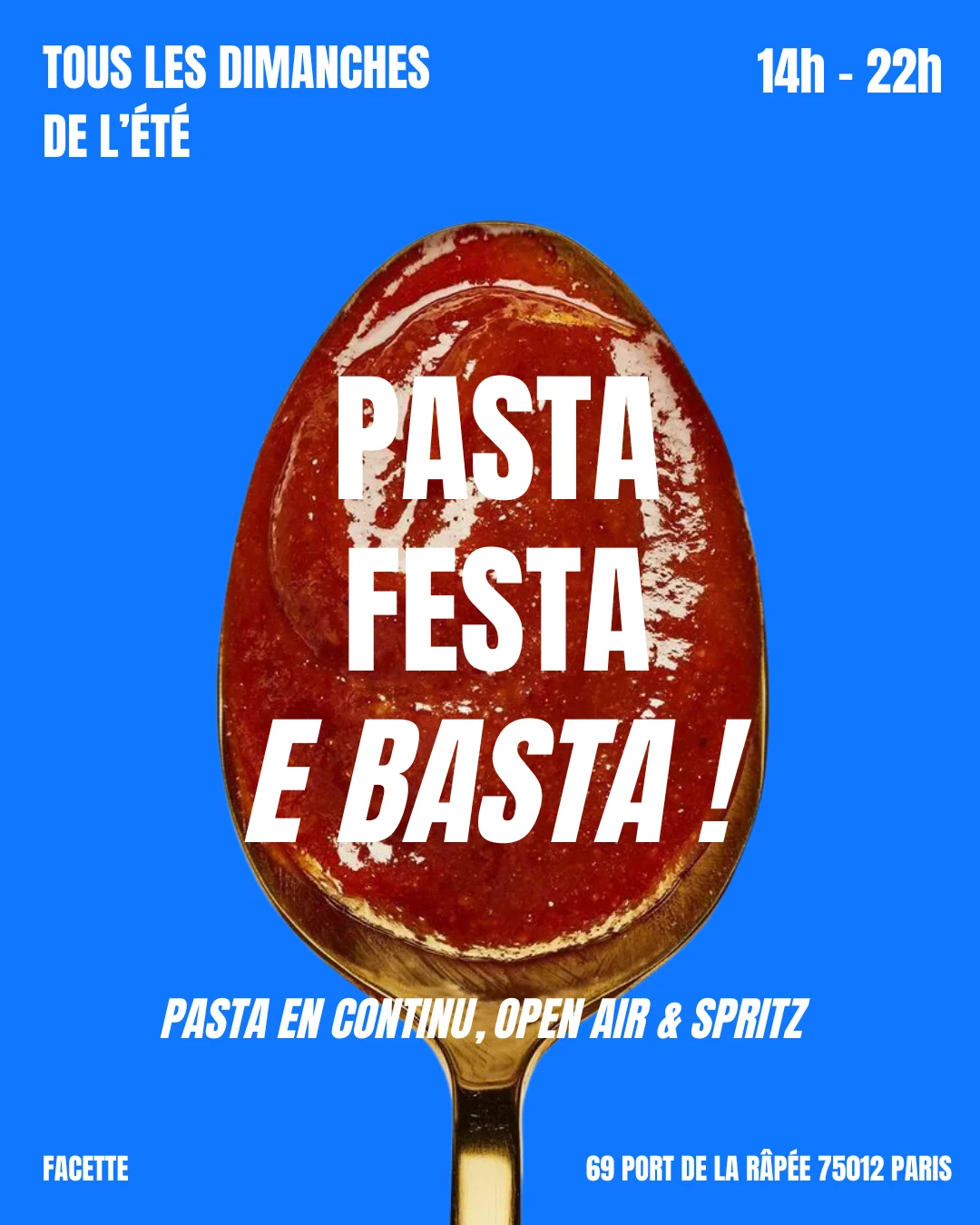 Pasta, Festa E Basta: Pasta, Open Air & Italodisco