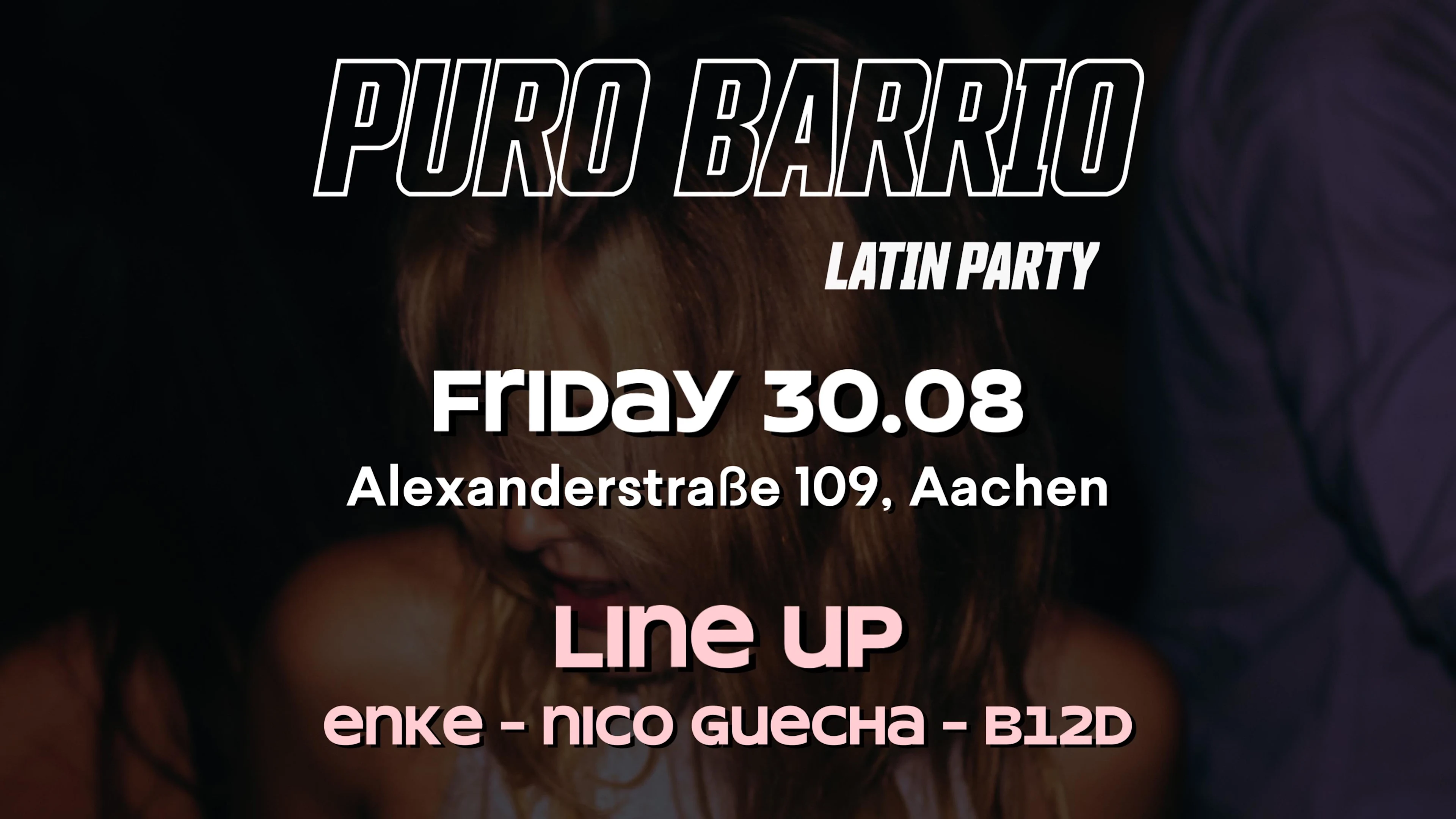 Puro Barrio Latin Party Agosto