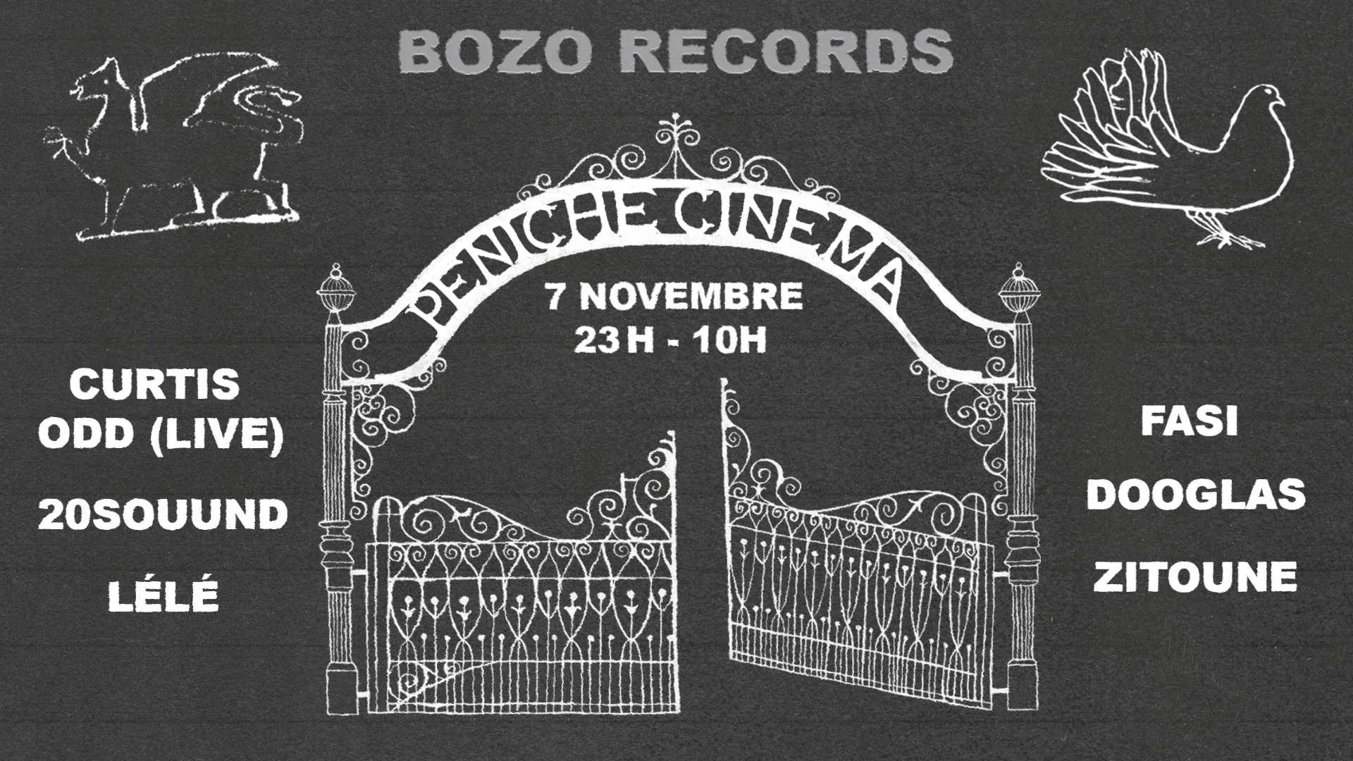 Bozo Records Invite Curtis Odd (Live), Fasi & 20souund