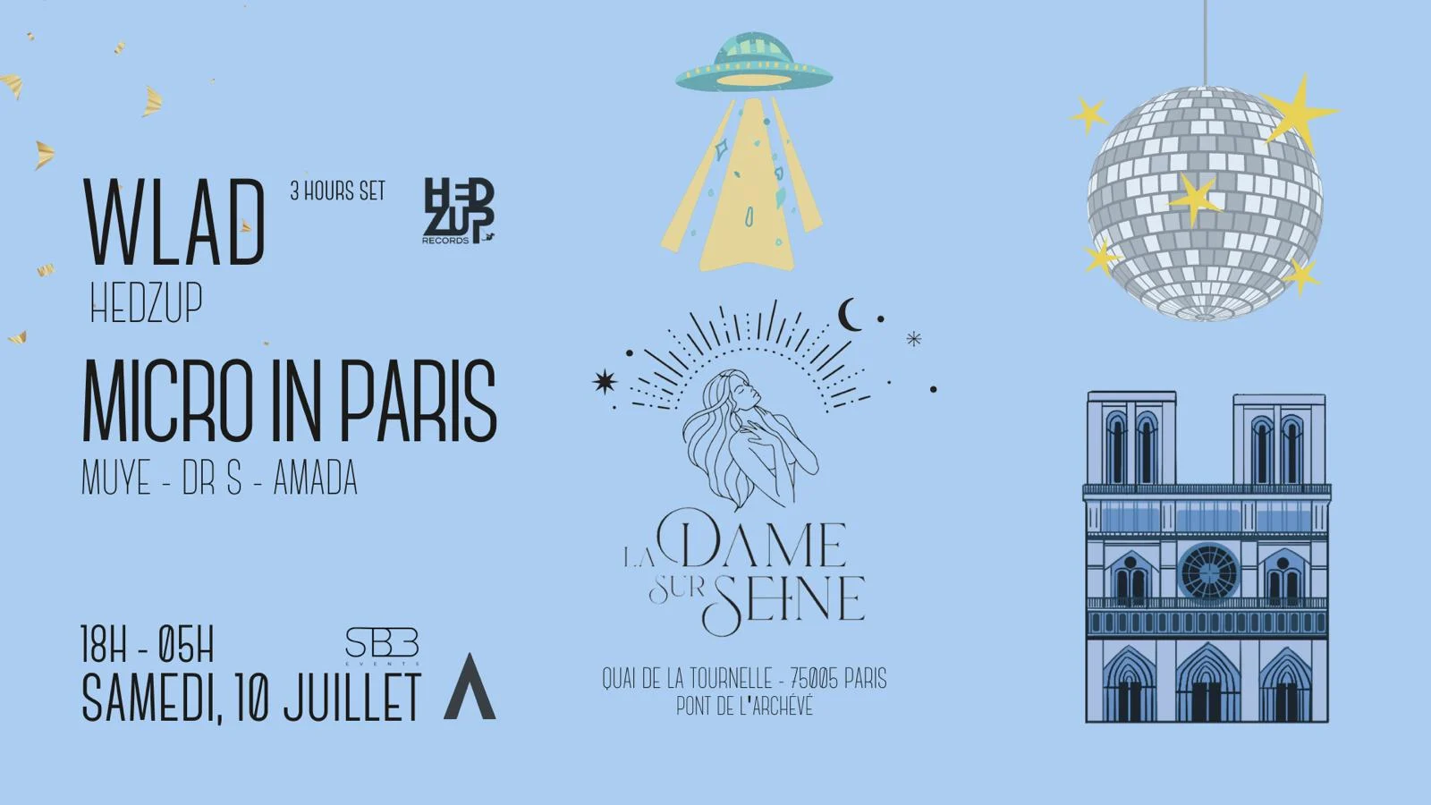 Wlad X Microinparis At La Dame Sur Seine
