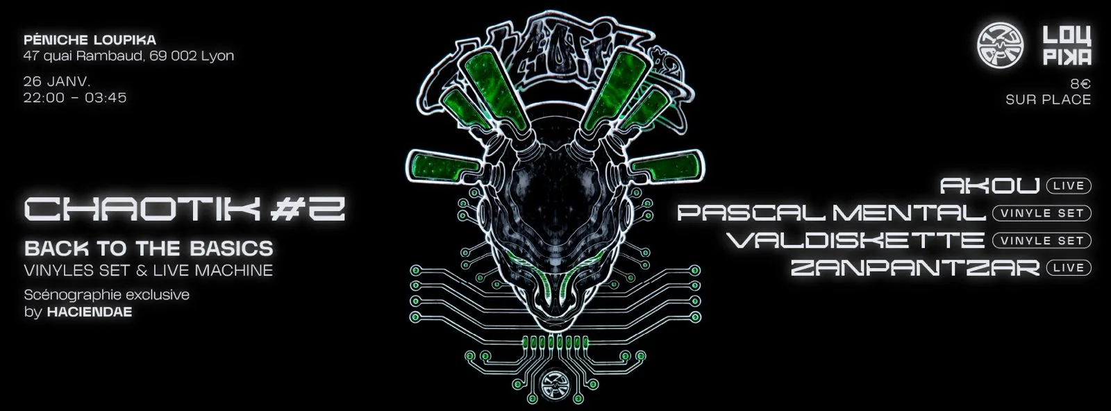 Chaotik#2 Back To The Basics : Full Vinyles Set & Live