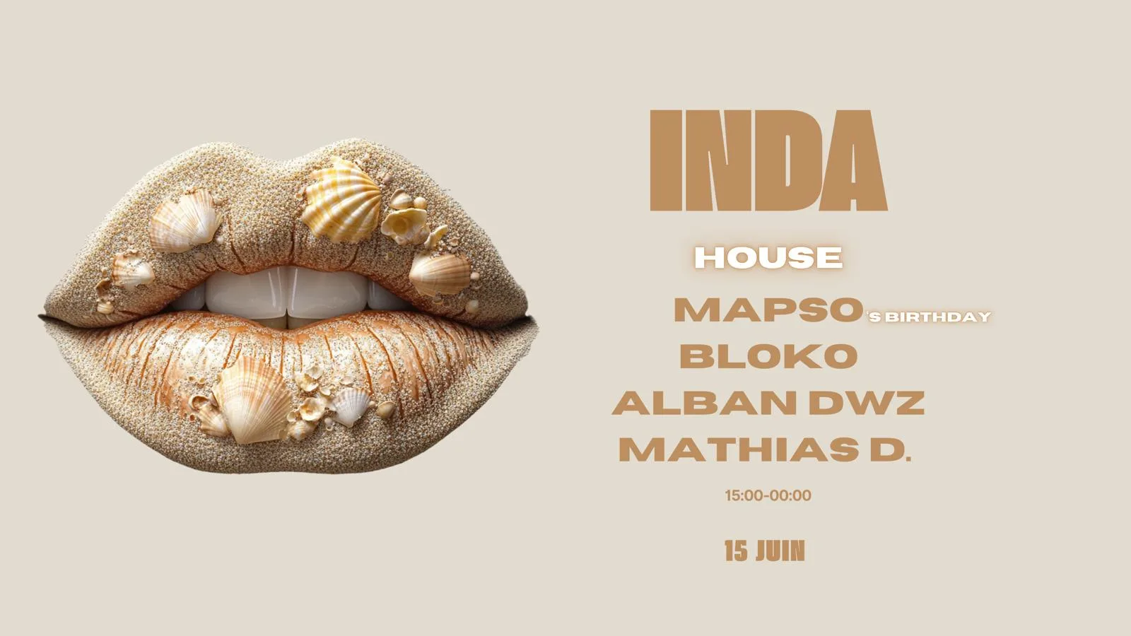 Inda Beach - Acampa - Dim 15 Juin