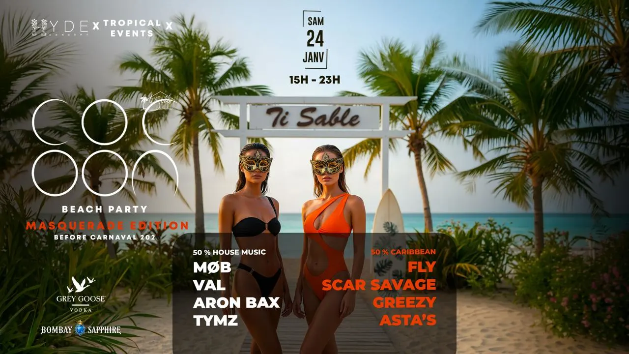 Cocoon Beach Party : Before Carnaval (Masquerade Edition)